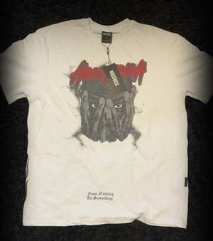 Hoodrich Graphic T-Shirt White Size L